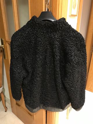 Chaquetón Astracán combinado con piel