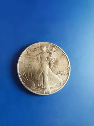 Dólar de Plata Estados Unidos 1991