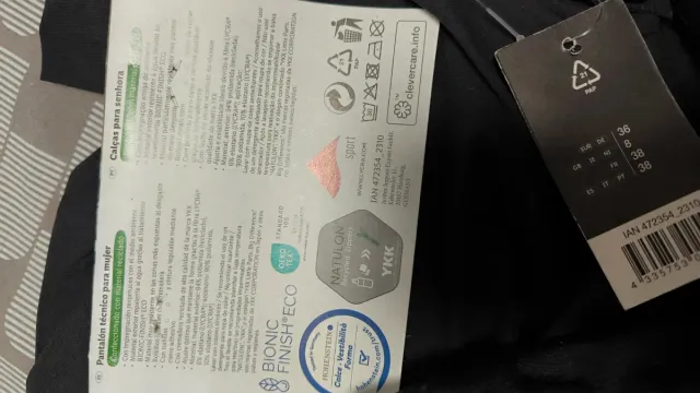 Pantalón técnico negro