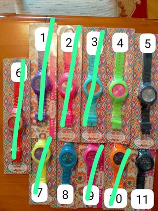 Relojes Flamenco Varios Colores