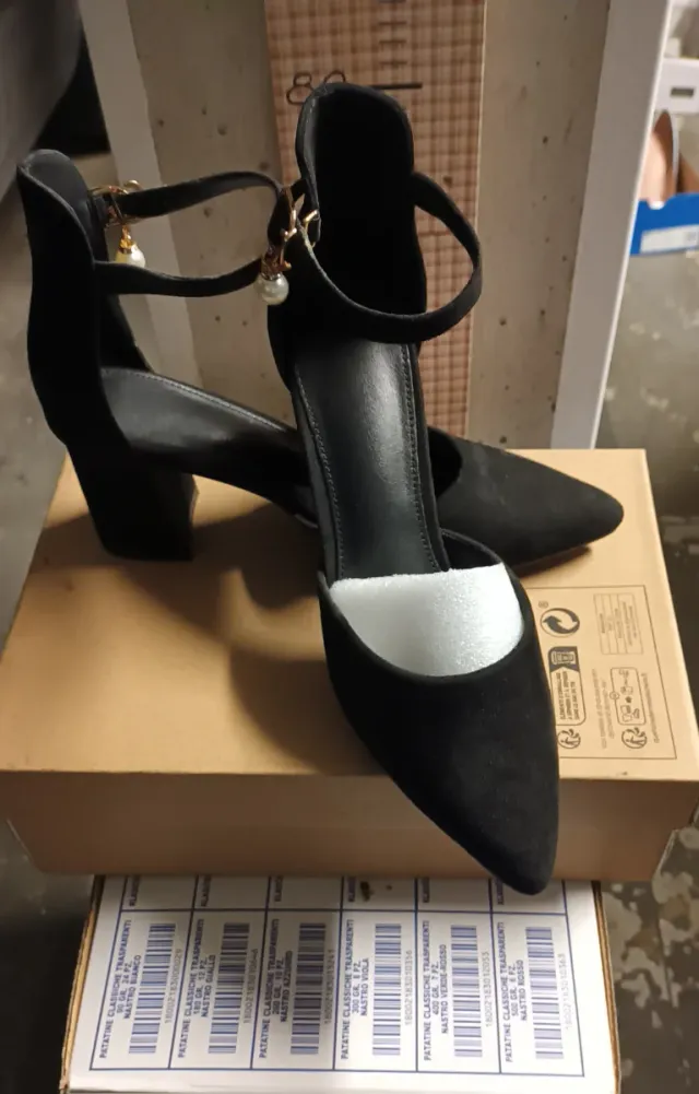 Scarpe con tacco eleganti nere