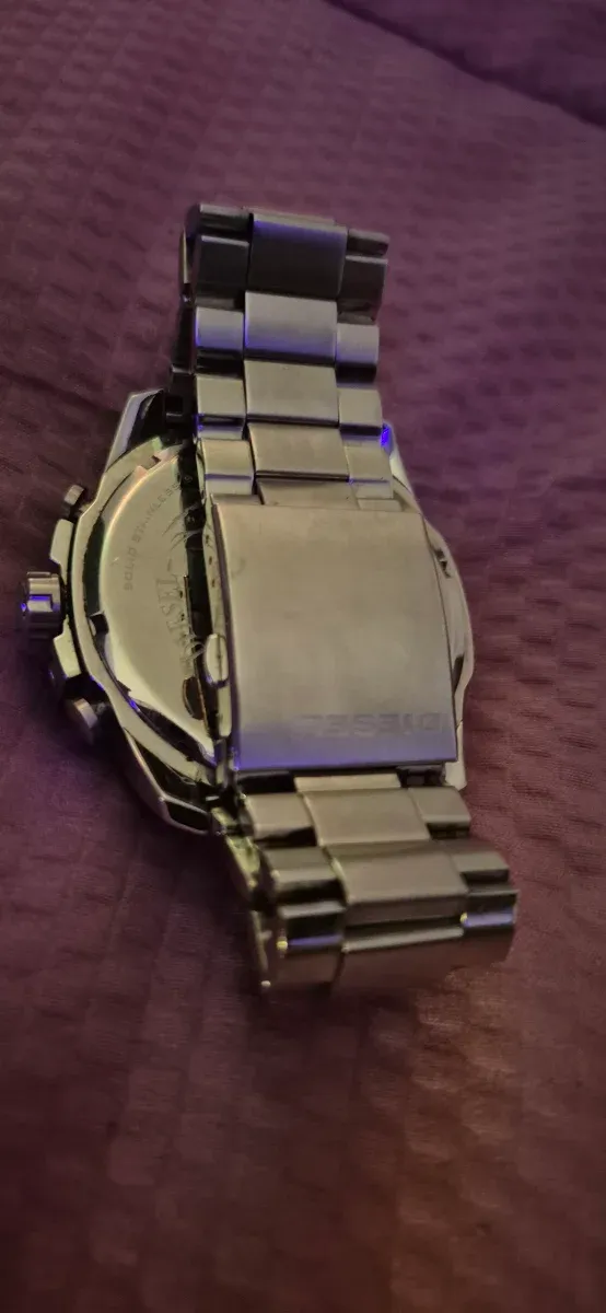 Reloj Diesel Cronógrafo Negro y Plateado