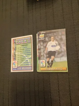 Fichas de la Liga 96/97