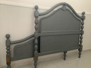 Cama individual 105cm con somier.