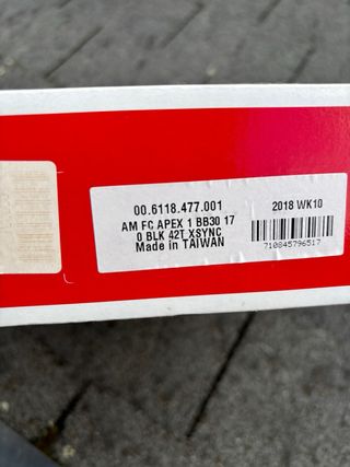 Pedalier SRAM Apex Monoplato 42