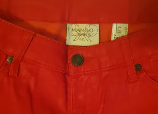 Pantalón Mango Rojo