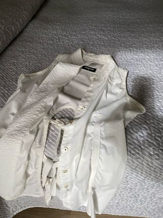 Camisa blanca sin manga FREDERIC HOMS Talla M