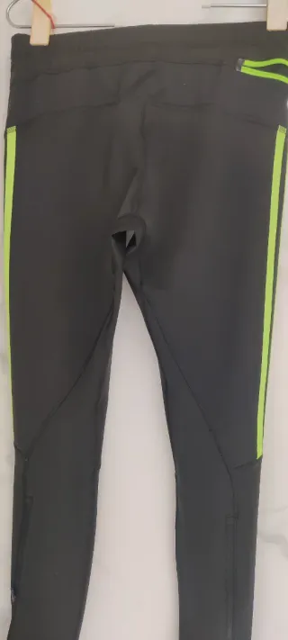 Pantalón Adidas Hombre Negro y Verde