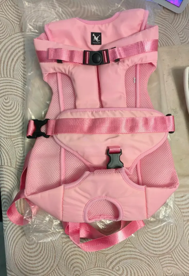 Mochila transporte perros ROBAUN rosa