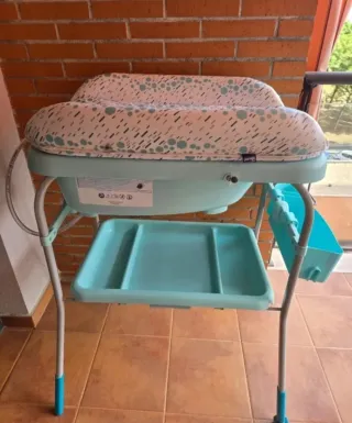 Bañera cambiador bebé plegable