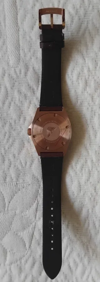 Reloj Emporio Armani Hombre Original Negro/Dorado