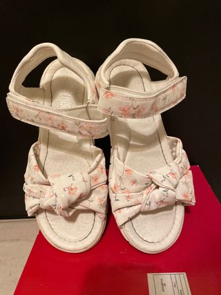 Sandalias niña flores talla 35