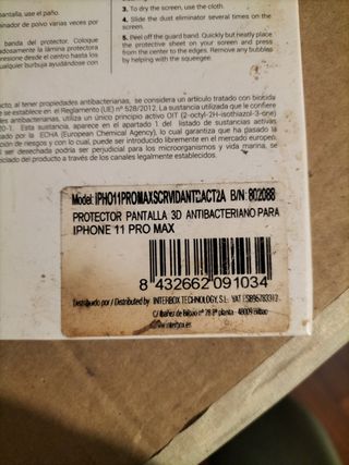 Protector Pantalla iPhone 11 Pro Max