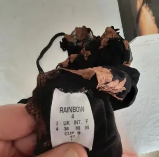 Body Rainbow L: sensualità in pizzo nero