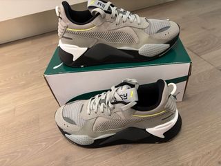 Scarpe Puma RS-X Hard Drive Grigio Bianco.