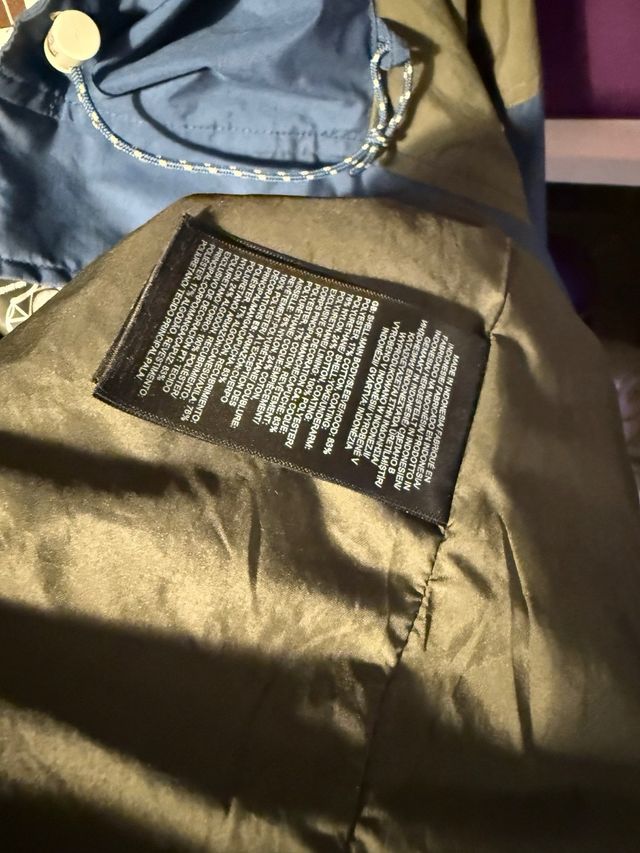 Chaqueta The North Face azul y verde