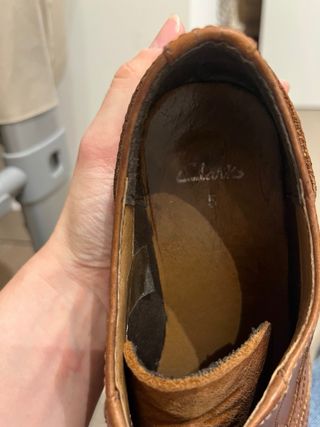 Zapatos Clarks tipo Oxford Marrones Mujer