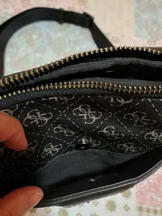 Bolso bandolera Guess hombre marrón