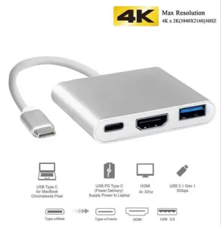 Adaptador USB-C a HDMI PD USB 3.0