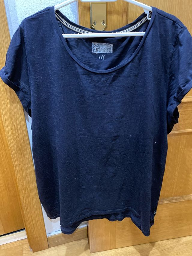 Camiseta azul talla XXL