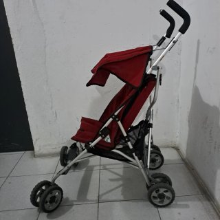 Bugaboo Bee5, capotas rosa y negra y colchoneta