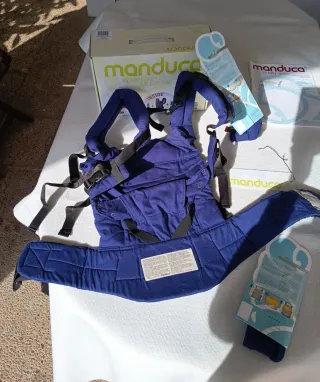 Mochila Porta Bebés Manduca PureCotton RoyalBlue