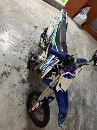 Pit Bike MTR XZF Azul y Blanco
