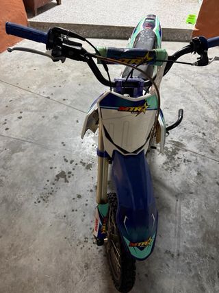 Pit Bike MTR XZF Azul y Blanco
