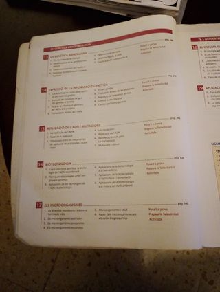 Biologia 2°Bachillerato