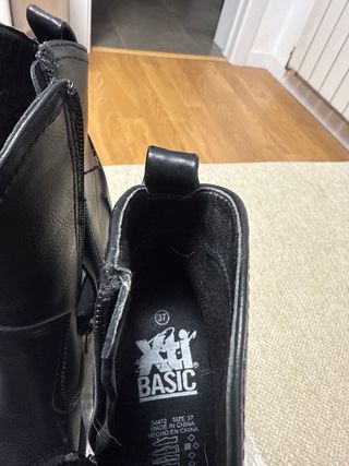 Botines negros mujer T37