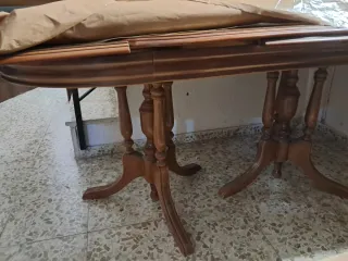 Mesa de comedor extensible 1,60X 90, las alas 41