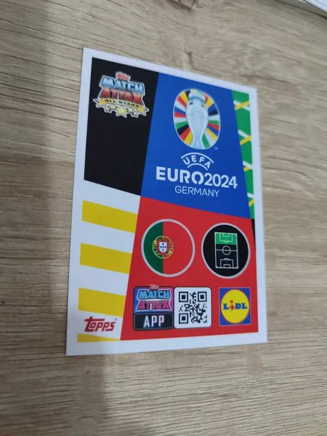 Cromo Rafael Leao Estrella Euro 2024 Topps