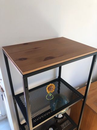 Estantería IKEA FJÄLLBO negro/madera