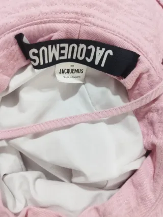 Sombrero Jacquemus Rosa Deshilachado