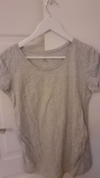 Lote 2 camisetas H&M manga corta mariposas