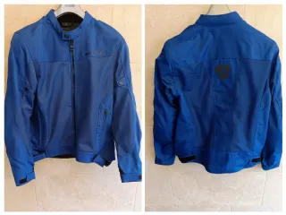 Chaqueta Moto Verano Revit Azul