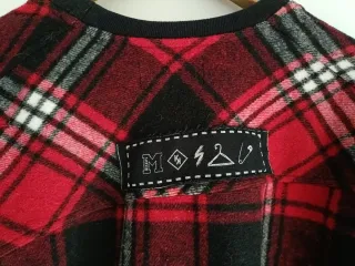 Sudadera cuadros Mekkdes