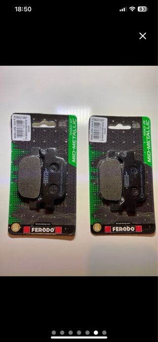 2 Juegos Pastillas Freno Moto Honda SH 300 ABS