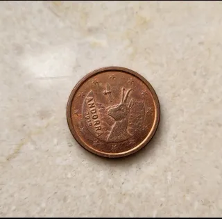 Moneda coleccionistas 1 céntimo Euro Andorra 2018