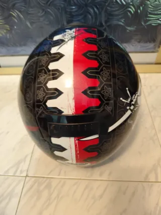 Casco Moto HJC Negro con Diseño