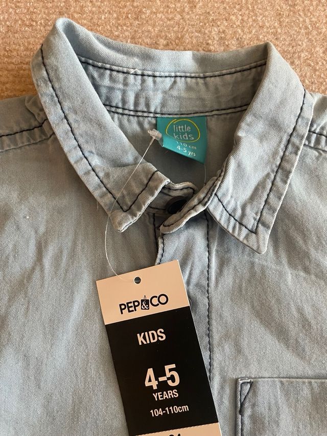 Camisa vaquera niño Talla 4-5