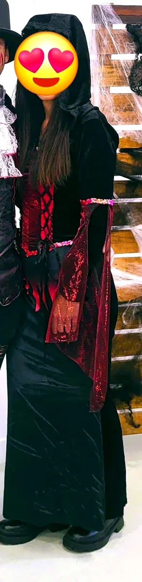 Disfraz Vampiresa Fuego Talla M