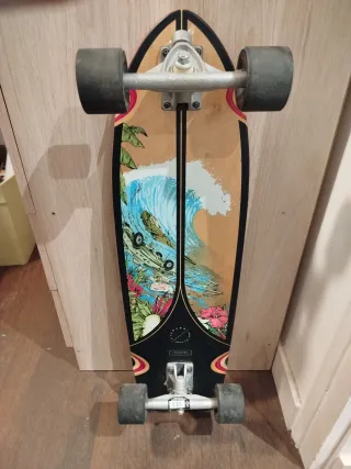 Longboard Colorido con Lija Negra