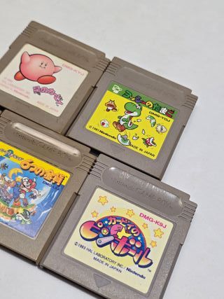 Pack 5 juegos Super Mario yoshi kirby game boy