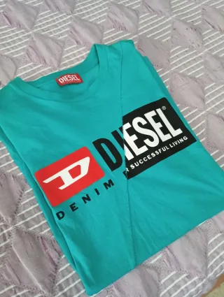 Camiseta Diesel Talla M Azul