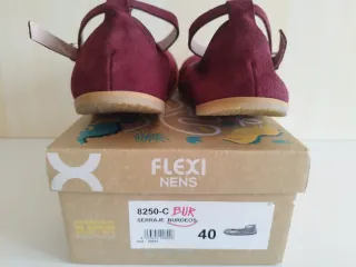 Bailarinas Flexinens  Burdeos Talla 40