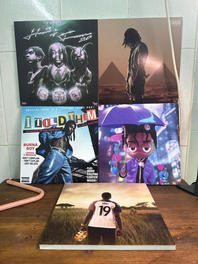 Lote 9 cuadros 25x25 Hip Hop