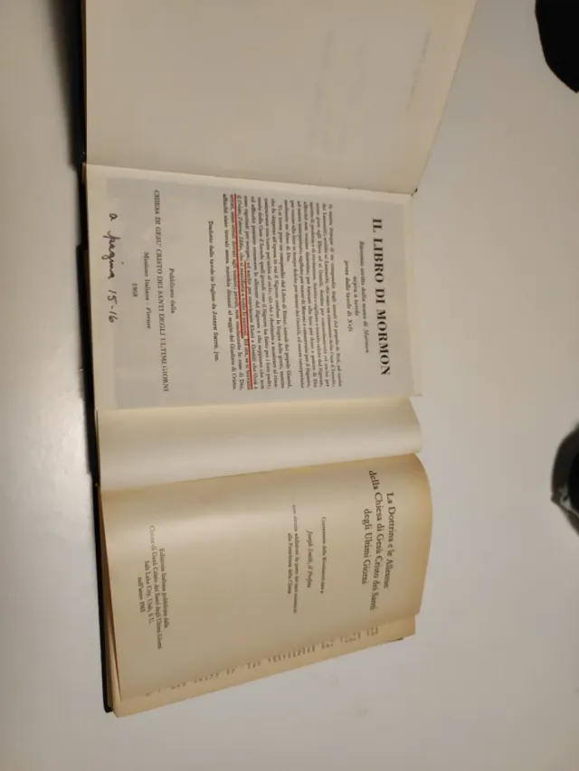 Il libro di Mormon - Dottrine e Alleanze- Italiano