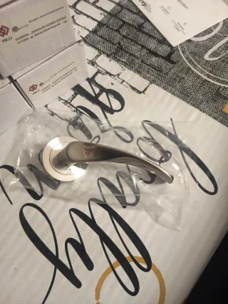 Manillas de puerta PMJJ R101555N Níquel Sat