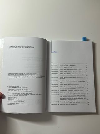 Prácticas integradas de química orgánica